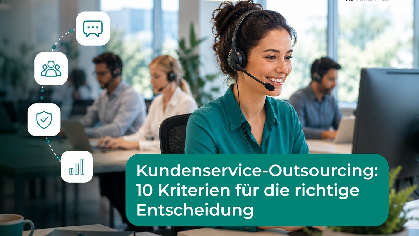 Kundenservice-Outsourcing-Anbieter mit professionellem Support-Team