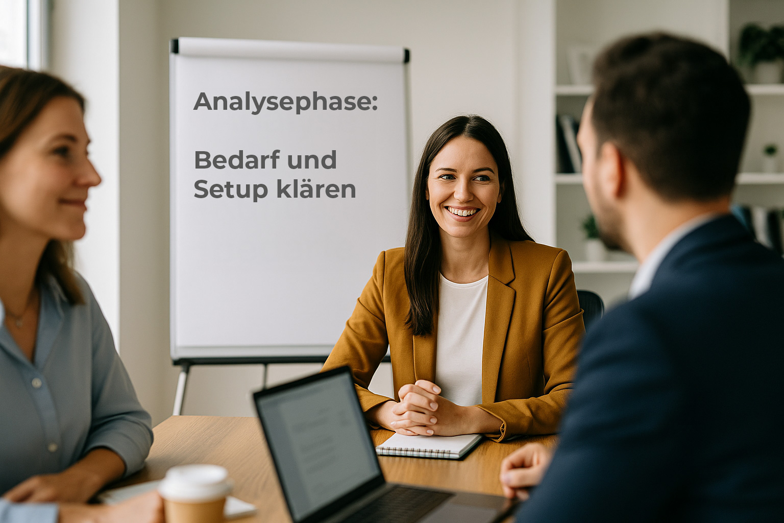 Zwei Personen analysieren Prozesse im Kunden-Onboarding